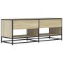 Mueble TV metal y madera ingeniería roble Sonoma 120,5x40x46 cm en Muebles TV | Comprar online en Foru.es
