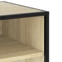 Mueble TV metal y madera ingeniería roble Sonoma 120,5x40x46 cm en Muebles TV | Comprar online en Foru.es