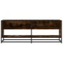 Mueble TV metal y madera ingeniería roble humo 120,5x40x46 cm en Muebles TV | Comprar online en Foru.es