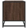 Mueble TV metal y madera ingeniería marrón roble 120,5x40x46 cm en Muebles TV | Comprar online en Foru.es