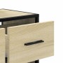 Mueble TV madera ingeniería y metal roble Sonoma 60x31x39,5 cm en Muebles TV | Comprar online en Foru.es