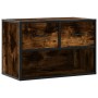 Mueble de TV madera y metal roble ahumado 60x31x39,5 cm en Muebles TV | Comprar online en Foru.es