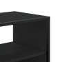 Mueble de TV metal y madera de ingeniería negro 60x31x39,5 cm en Muebles TV | Comprar online en Foru.es