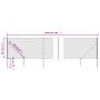 Cerca de alambre con pinchos de anclaje verde 0,8x10 m de vidaXL, Paneles de vallas - Ref: Foro24-153920, Precio: 78,40 €, De...