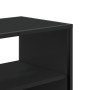 Mueble de TV madera de ingeniería y metal negro 100x31x39,5 cm en Muebles TV | Comprar online en Foru.es