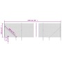 Cerca de alambre con pinchos de anclaje verde 1,8x10 m de vidaXL, Paneles de vallas - Ref: Foro24-153925, Precio: 135,98 €, D...