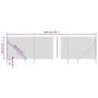 Drahtzaun mit Ankerspitzen grün 1,8x10 m von vidaXL, Zaunpaneele - Ref: Foro24-153925, Preis: 133,62 €, Rabatt: %