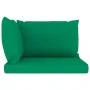 Sofá de jardín de palets de 2 plazas con cojines verde de vidaXL, Conjuntos de jardín - Ref: Foro24-3067277, Precio: 123,80 €...