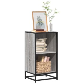 Estantería madera contrachapada gris sonoma 40x35x76 cm en Librerías y estanterías | Comprar online en Foru.es
