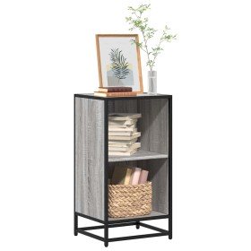 Estantería madera contrachapada gris sonoma 40x35x76 cm en Librerías y estanterías | Comprar online en Foru.es