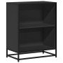 Estantería librería madera ingeniería negra 60x35x76 cm en Librerías y estanterías | Comprar online en Foru.es