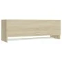Armario de madera contrachapada roble Sonoma 100x32,5x35 cm de vidaXL, Armarios roperos - Ref: Foro24-808236, Precio: 48,17 €...