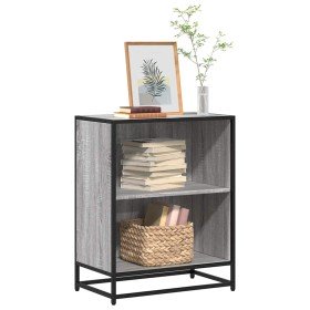 Estantería madera ingeniería gris sonoma 60x35x76 cm en Librerías y estanterías | Comprar online en Foru.es