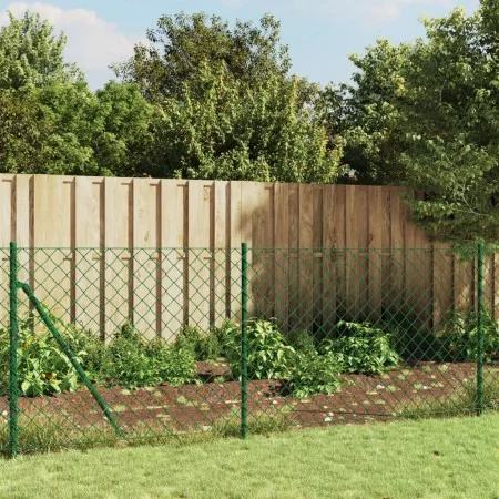Grüner Drahtzaun 1x25 m von vidaXL, Zaunpaneele - Ref: Foro24-153913, Preis: 118,40 €, Rabatt: %