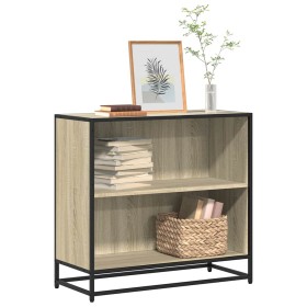 Estantería madera ingeniería color roble 80,5x35x76 cm en Librerías y estanterías | Comprar online en Foru.es