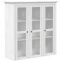 Armario con puertas de vidrio BODO madera maciza pino blanco de vidaXL, Aparadores - Ref: Foro24-355077, Precio: 259,57 €, De...