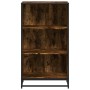 Estantería madera ingeniería color roble ahumado 60x35x107,5 cm en Librerías y estanterías | Comprar online en Foru.es