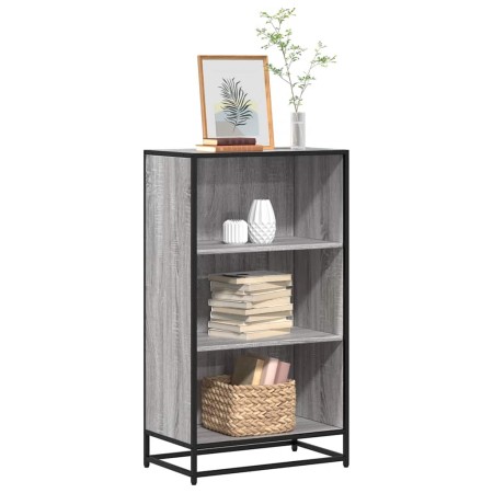 Estantería madera ingeniería gris sonoma 60x35x107,5 cm en Librerías y estanterías | Comprar online en Foru.es