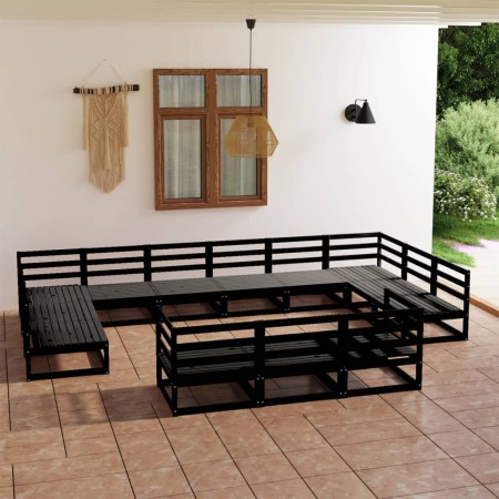 Juego de muebles de jardín 13 piezas madera maciza de pino en Conjuntos de jardín | Comprar online en Foru.es