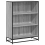 Estantería madera ingeniería gris sonoma 80,5x35x107,5 cm en Librerías y estanterías | Comprar online en Foru.es