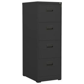 Armario archivador de acero antracita 46x62x133 cm de vidaXL, Armarios archivadores - Ref: Foro24-336281, Precio: 253,29 €, D...