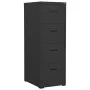 Anthracite steel filing cabinet 46x62x133 cm by vidaXL, Filing cabinets - Ref: Foro24-336281, Price: 249,38 €, Discount: %