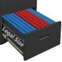 Anthracite steel filing cabinet 46x62x133 cm by vidaXL, Filing cabinets - Ref: Foro24-336281, Price: 249,38 €, Discount: %