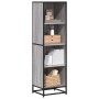 Estantería madera ingeniería gris sonoma 40x35x139 cm en Librerías y estanterías | Comprar online en Foru.es