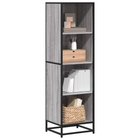 Estantería madera ingeniería gris sonoma 40x35x139 cm en Librerías y estanterías | Comprar online en Foru.es