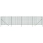 Cerca de alambre de acero galvanizado verde 2,2x10 m de vidaXL, Paneles de vallas - Ref: Foro24-154055, Precio: 133,64 €, Des...