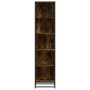 Estantería madera ingeniería color roble ahumado 40x35x170,5 cm en Librerías y estanterías | Comprar online en Foru.es