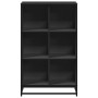 Estantería librería madera ingeniería negra 65,5x33x107,5 cm en Librerías y estanterías | Comprar online en Foru.es