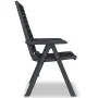 Sillas de jardín reclinables 6 unidades plástico gris antracita de vidaXL, Sillas de jardín - Ref: Foro24-275072, Precio: 433...