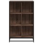 Estantería madera de ingeniería marrón roble 65,5x33x107,5 cm en Librerías y estanterías | Comprar online en Foru.es
