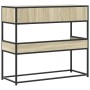 Mesa consola de madera de ingeniería roble Sonoma 90x35x80 cm en Mesas auxiliares | Comprar online en Foru.es