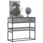 Mesa consola madera de ingeniería gris Sonoma 90x35x80 cm en Mesas auxiliares | Comprar online en Foru.es