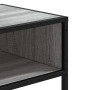 Mesa consola madera de ingeniería gris Sonoma 90x35x80 cm en Mesas auxiliares | Comprar online en Foru.es