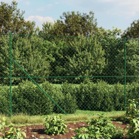Cerca de alambre con pinchos de anclaje verde 1,4x25 m de vidaXL, Paneles de vallas - Ref: Foro24-153931, Precio: 269,38 €, D...
