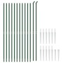 Cerca de alambre con pinchos de anclaje verde 1,4x25 m de vidaXL, Paneles de vallas - Ref: Foro24-153931, Precio: 269,38 €, D...
