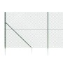 Cerca de alambre con pinchos de anclaje verde 1,4x25 m de vidaXL, Paneles de vallas - Ref: Foro24-153931, Precio: 269,38 €, D...