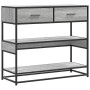 Mesa consola madera de ingeniería gris Sonoma 90x35x80 cm en Mesas auxiliares | Comprar online en Foru.es