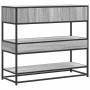 Mesa consola madera de ingeniería gris Sonoma 90x35x80 cm en Mesas auxiliares | Comprar online en Foru.es
