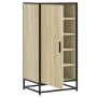 Mueble zapatero madera contrachapada roble sonoma 48x38x97,5 cm en Zapateros y organizadores de calzado | Comprar online en Foru