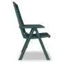 Sillas de jardín reclinables 4 unidades plástico verde de vidaXL, Sillas de jardín - Ref: Foro24-275069, Precio: 334,92 €, De...
