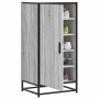 Mueble zapatero madera contrachapada gris sonoma 48x38x97,5 cm en Zapateros y organizadores de calzado | Comprar online en Foru.