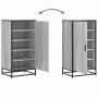 Mueble zapatero madera contrachapada gris sonoma 48x38x97,5 cm en Zapateros y organizadores de calzado | Comprar online en Foru.