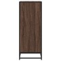 Zapatero madera contrachapada roble marrón 48x38x97,5 cm en Zapateros y organizadores de calzado | Comprar online en Foru.es