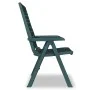 Sillas de jardín reclinables 6 unidades plástico verde de vidaXL, Sillas de jardín - Ref: Foro24-275070, Precio: 499,31 €, De...