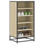 Mueble zapatero madera contrachapada roble sonoma 48x38x97,5 cm en Zapateros y organizadores de calzado | Comprar online en Foru