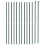Cerca de alambre con brida verde 1,8x25 m de vidaXL, Paneles de vallas - Ref: Foro24-153949, Precio: 207,42 €, Descuento: %